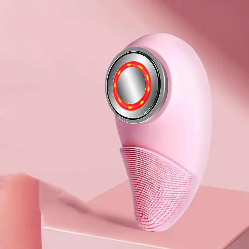 2-in-1 Facial Cleansing and RF Massage Device